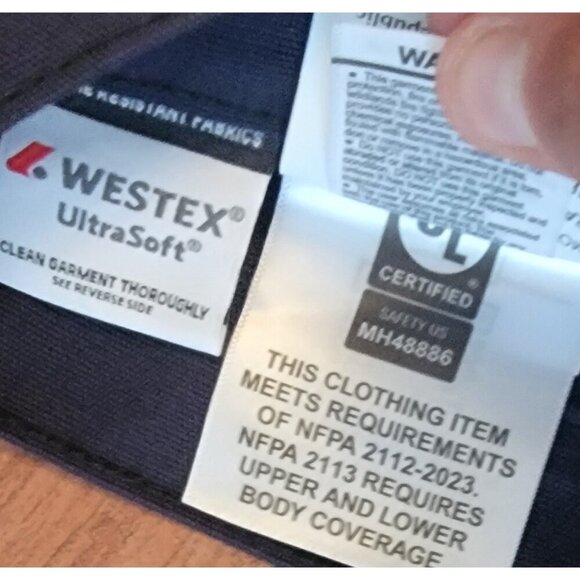 DriFire FR Navy Blue Pants Dungarees Cargo Pants PNTB2SD 38x30 Summer Weight - Picture 5 of 11